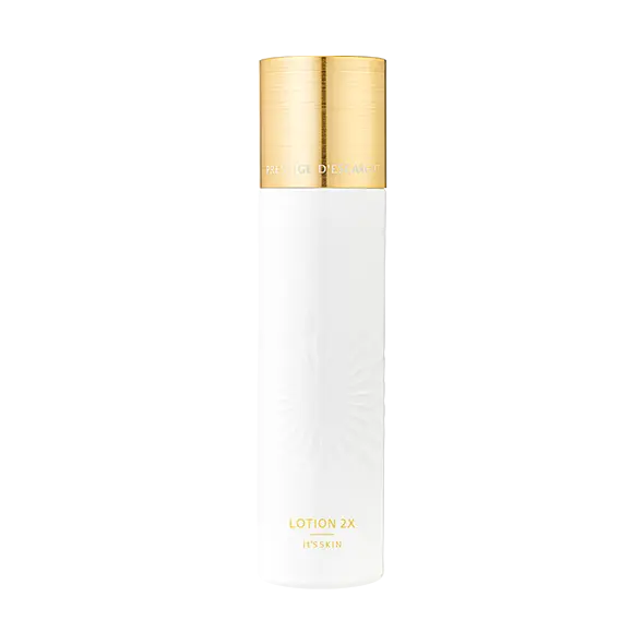 It's Skin-Prestige Lotion 2X D'escargot bottle, the epitome of luxurious balance and skin rejuvenation